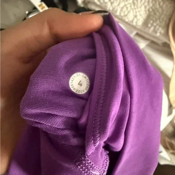 lulu Women's align Purple Leggings - Picture 4 of 4